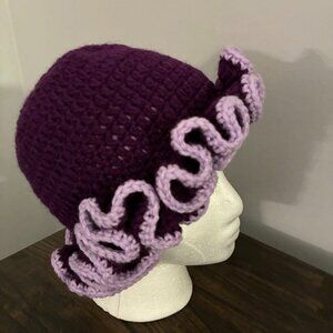 Crochet Ruffle Bucket Hat NEW (4 hats )